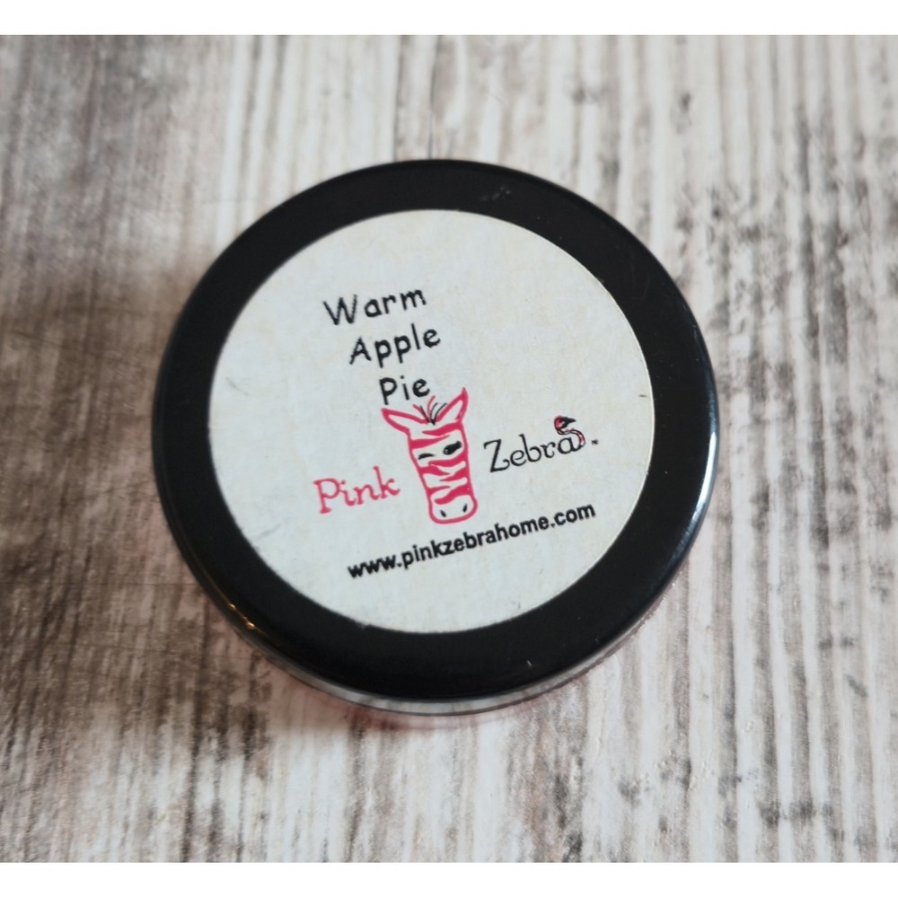 Pink Zebra Sprinkles Warm Apple Pie Wax Melt Sample Jar 12180 Soy Blend